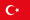 Fahne Türkisch