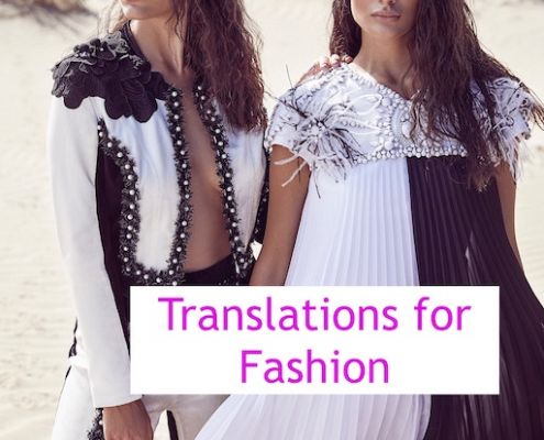 zwei Models in schwarz-weißer Kleidung Übersetzungen für die Modebranche - eurolanguage Fachübersetzungen