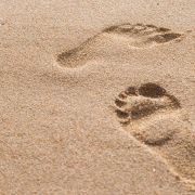 Foodprint in the sand - Fussabdruck im Sand