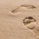 Foodprint in the sand - Fussabdruck im Sand